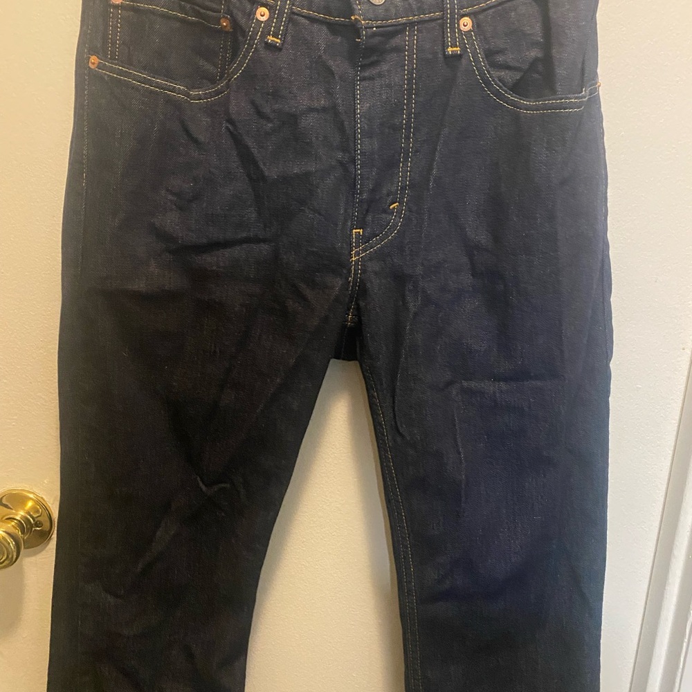 H&M Men's Dark Blue Straight Jeans